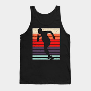 Retro Rugby Vintage 70s Team Nostalgia Tank Top